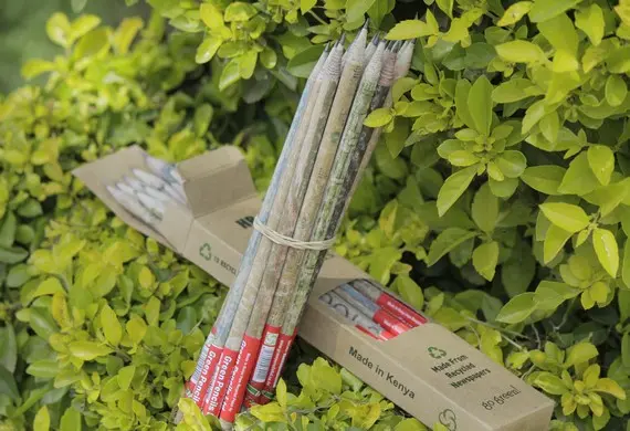 Green Pencils - Original