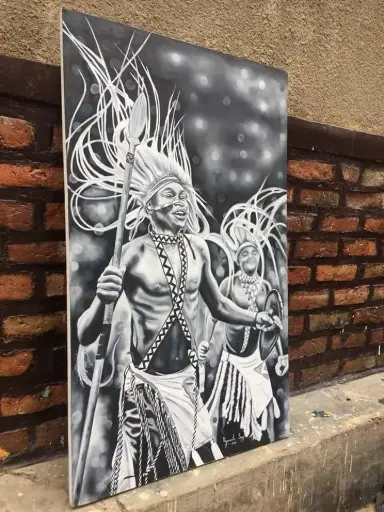 Warrior's Joy in Monochome