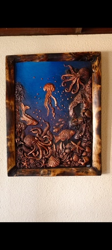 Art Wall Art - Underwater Bas-Relief